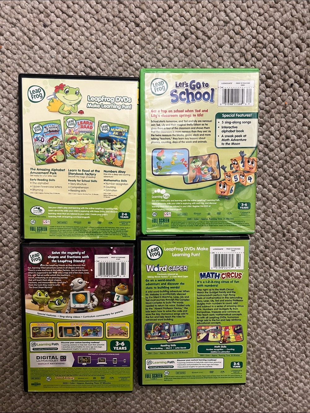 LeapFrog DVD Learning Set Bundle - Picture 4 of 8